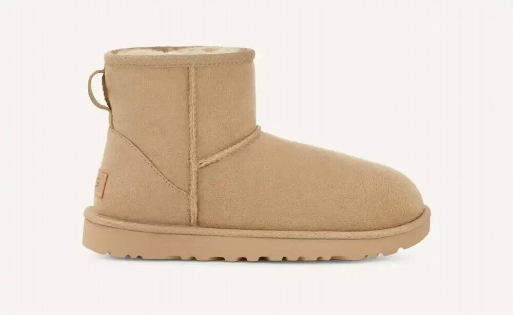 NEW UGG women's classic mini ii boot in mustard seed